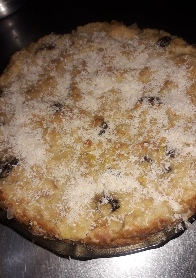 Una foto de Budín de pan dietético en sartén Essen