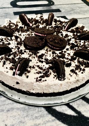 Tej-, tojásmentes oreo torta (sütés nélkül) recept fotója