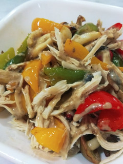 彩蔬雞肉溫沙拉(氣炸鍋) 的食譜成品照片
