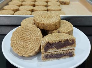 Foto resep Anabolic Red Bean Mooncake |High Protein, Low Calorie, Sugar & Gluten Free