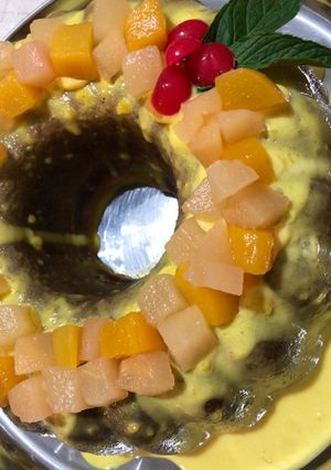 A picture of Saffron Cake.