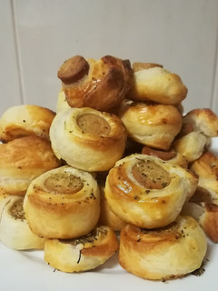 Foto de Mini Folhados de Salsicha