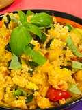 Cous cous con verdure al basilico