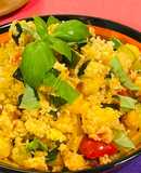 Cous cous con verdure al basilico