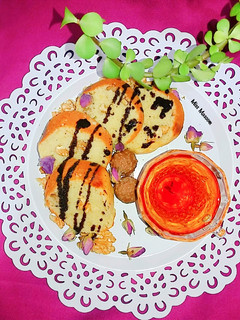 عکسی از دستور کیک ساده گردویی