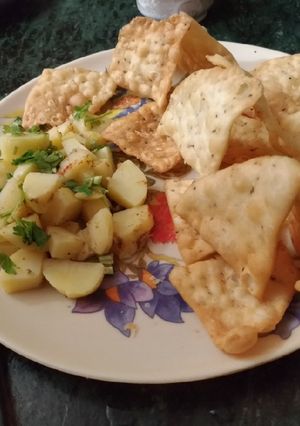 A picture of Up ka breakfast Swal Aloo.