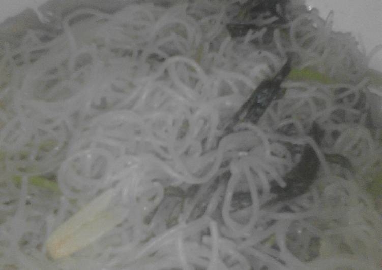 Resep Tumis bayam bihun Lezat