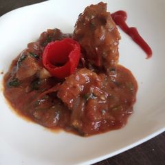 A picture of Beef goulash.