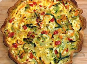 Une photo de Tarte Cottage Cheese Légumes Curry