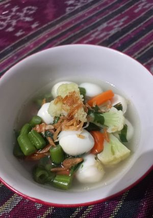 Foto resep Sup Telur Puyuh