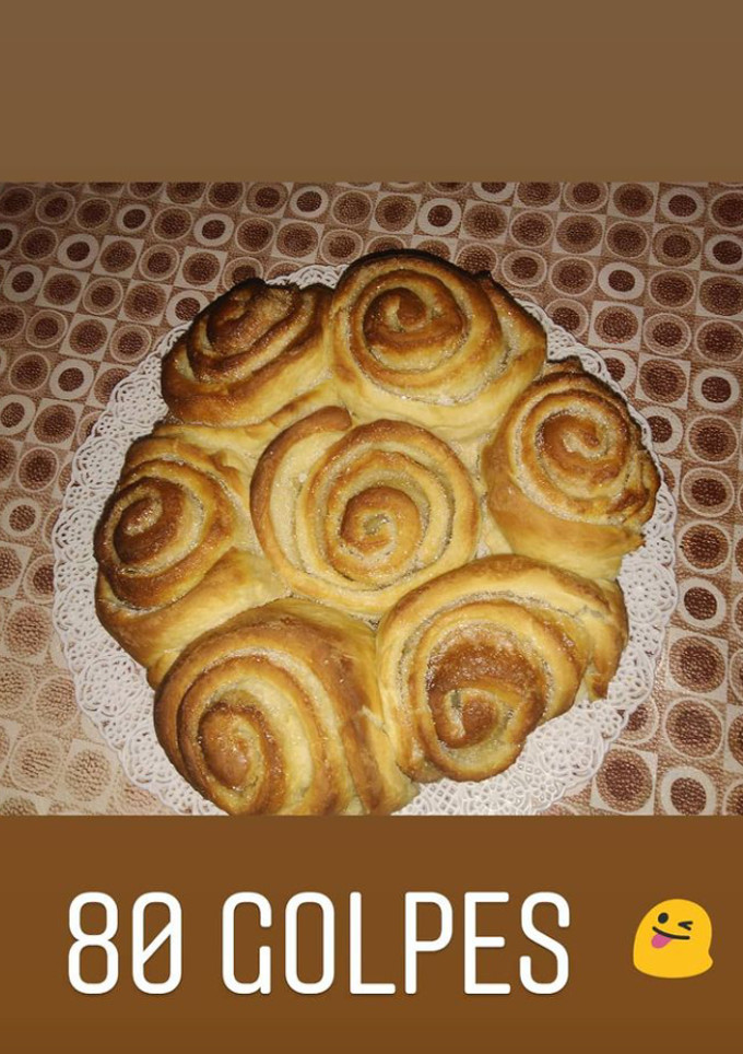 Una foto de Torta 80 golpes 🤜🤛
