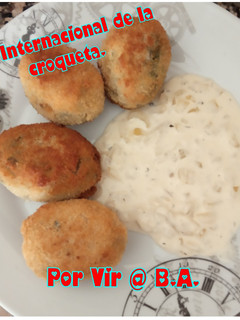 Una foto de Croquetones de espinacas sin lactosa