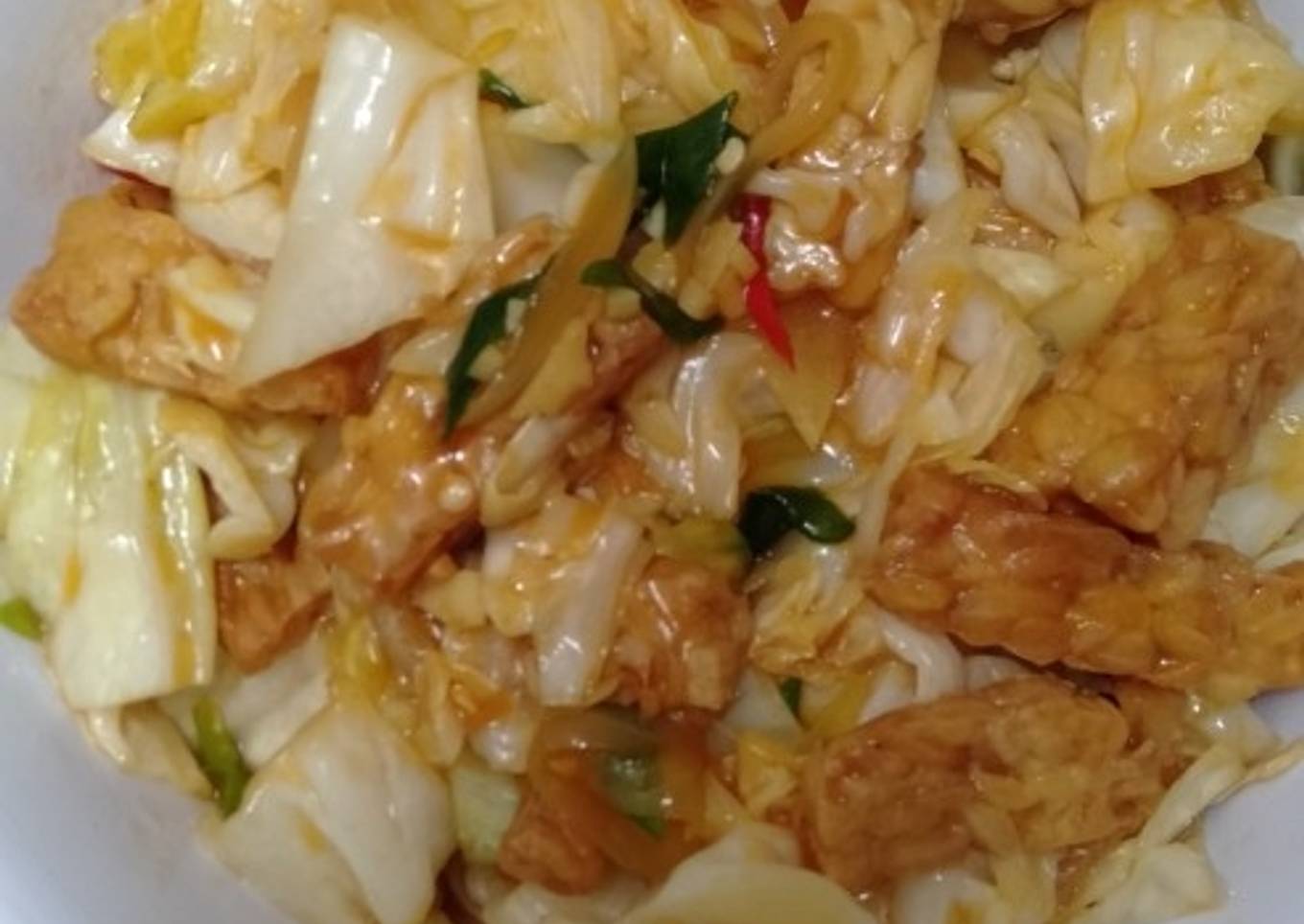 Tumis kol tempe