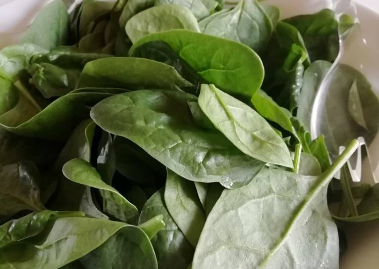 Spinacine con salsa vinaigrette di luciano