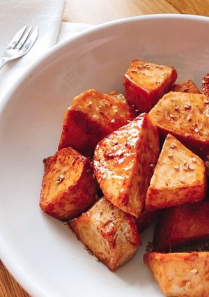 Hình của món Khoai Môn Chiên Mắm Đường.