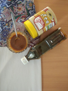 عکسی از دستور ارده شیره شکلات صبحانه سنتی
