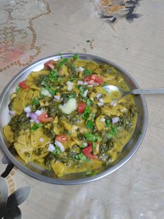 मूली के पत्ते की ढोकली (mooli ke patte ki dhokli recipe in Hindi) रेसिपी मुख्य फोटो