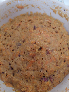 Una foto de Mug cake pastel de zanahoria fit con avena