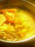 Sopa de camarones con choros - Cusco