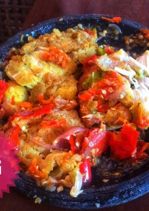 Foto resep Ayam geprek mbum