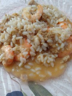 Foto de Risotto de camarão e atum