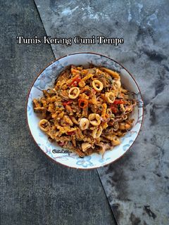 Foto resep Tumis kerang cumi tempe
