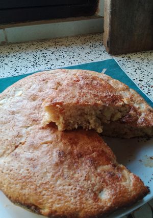 Una foto de Budín ricota y manzana