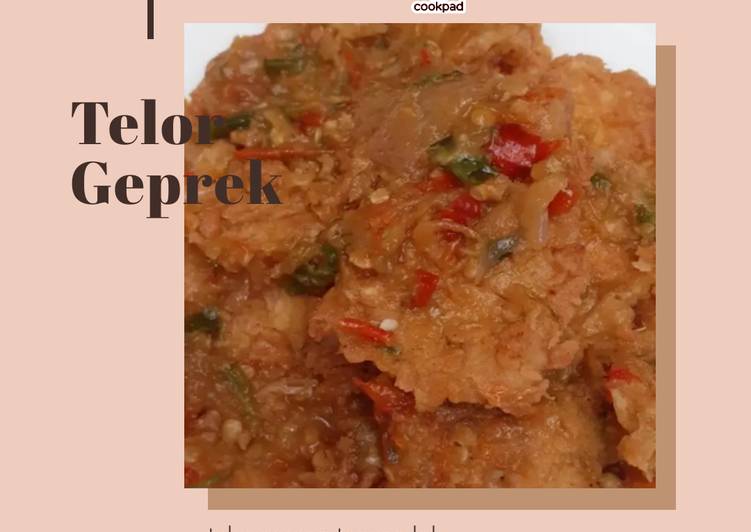 Kiat-kiat memasak Telor Geprek nikmat