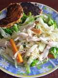 Pollo con vegetales tipo chop suey