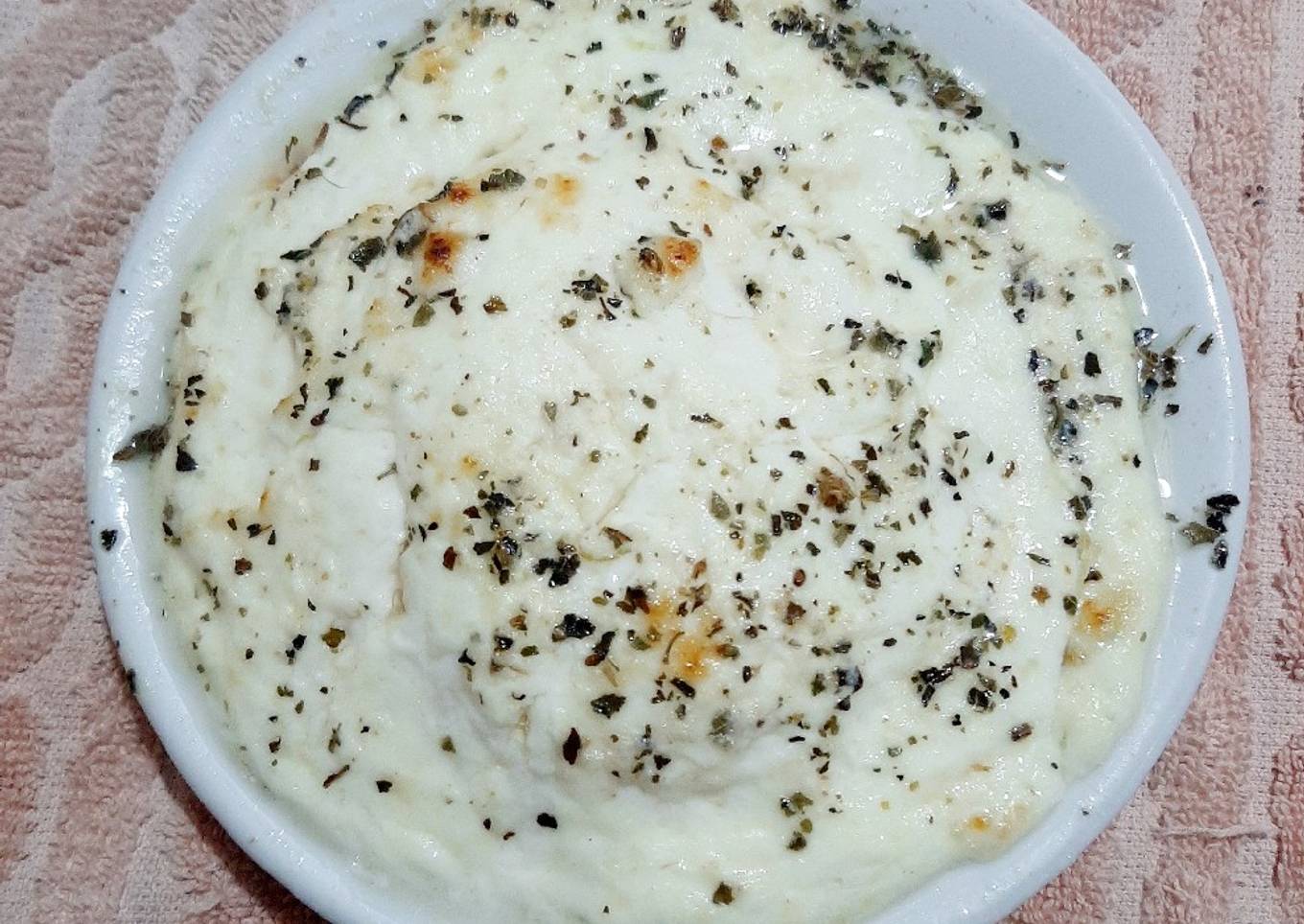 Panela a las finas hierbas en freidora de aire