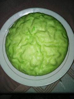 Foto resep Bolu pandan kukus menul-menul no Timbangan
