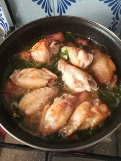 Una foto de Pollo a la cerveza