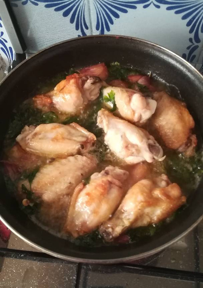 Una foto de Pollo a la cerveza