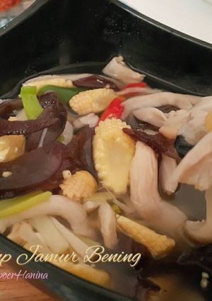 Foto resep Sup Jamur Bening Segar