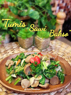 Foto resep Tumis sawi bakso