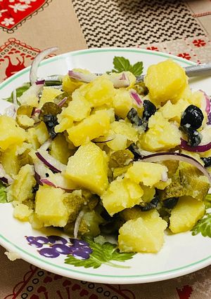 O poză a rețetei Salată orientală de post.