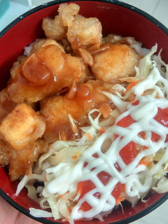 Foto resep Chicken teriyaki salad sayur ala hokben