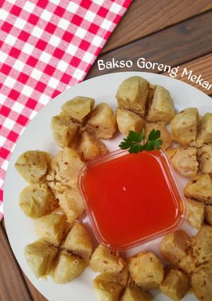 Foto resep Bakso Goreng Mekar (tanpa daging/ikan)