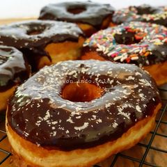 A picture of Homemade Donuts.