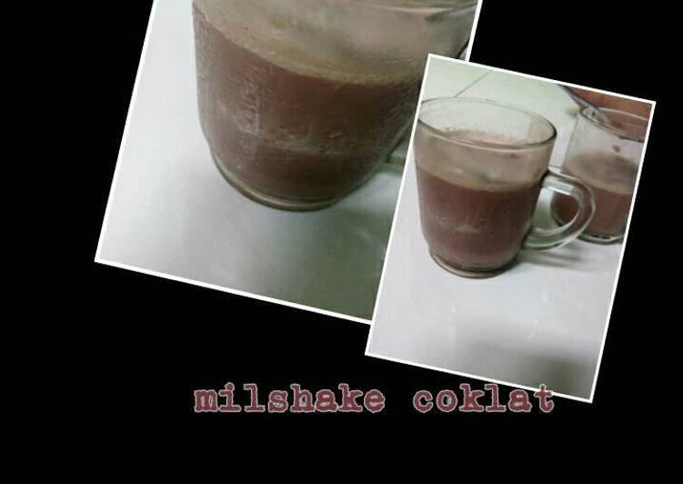 Resep: EnakMilkshake coklat 😋 