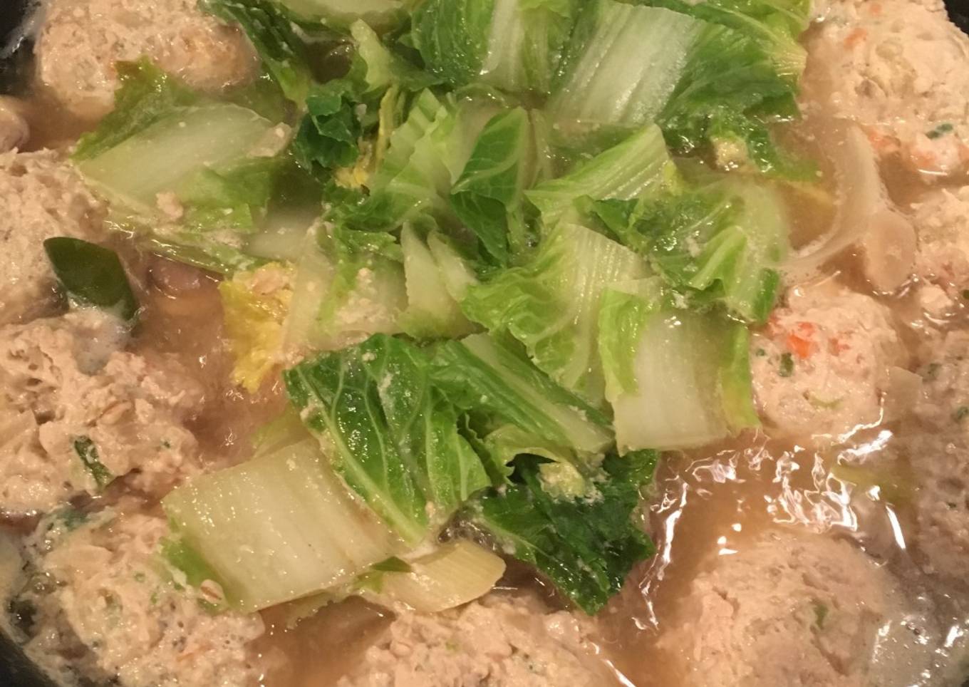 Chicken ball Stew (Japanese Nabe)