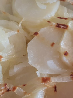 Una foto de Patatas a lo pobre al microondas