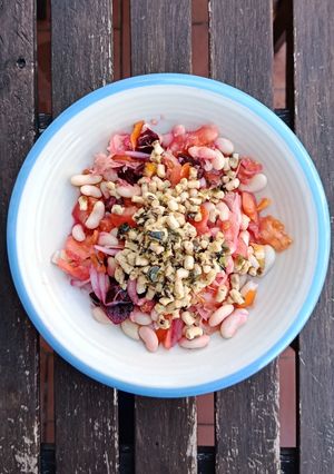Una foto de Ensalada calida