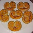 Palmeritas de Hojaldre con Jamón York y Queso!!