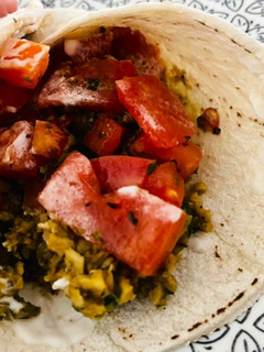 Una foto de Relleno de fajita / Burrito (Vegan)