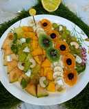 No Oil, No Boil Fruit Salad with Dryfruit walnut Honey