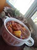 Guiso de lentejas.
