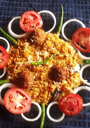 काबुली चना कोफ्ता चीज़ पुलाव (Kabuli chana kofta cheese pulao recipe in Hindi) रेसिपी मुख्य फोटो