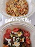 Pasta and pepperd chicken