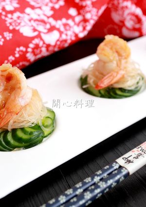 影音食譜 泰式蝦仁拌冬粉 的食譜成品照片